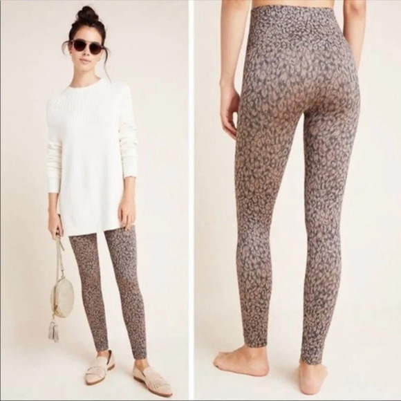 Spanx Look at Me Now Leggings Leopard - Picture 1 of 6